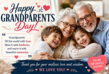 Happy Grandparents Day Quotes in English ❤️ Heart-Touching Wishes & Messages